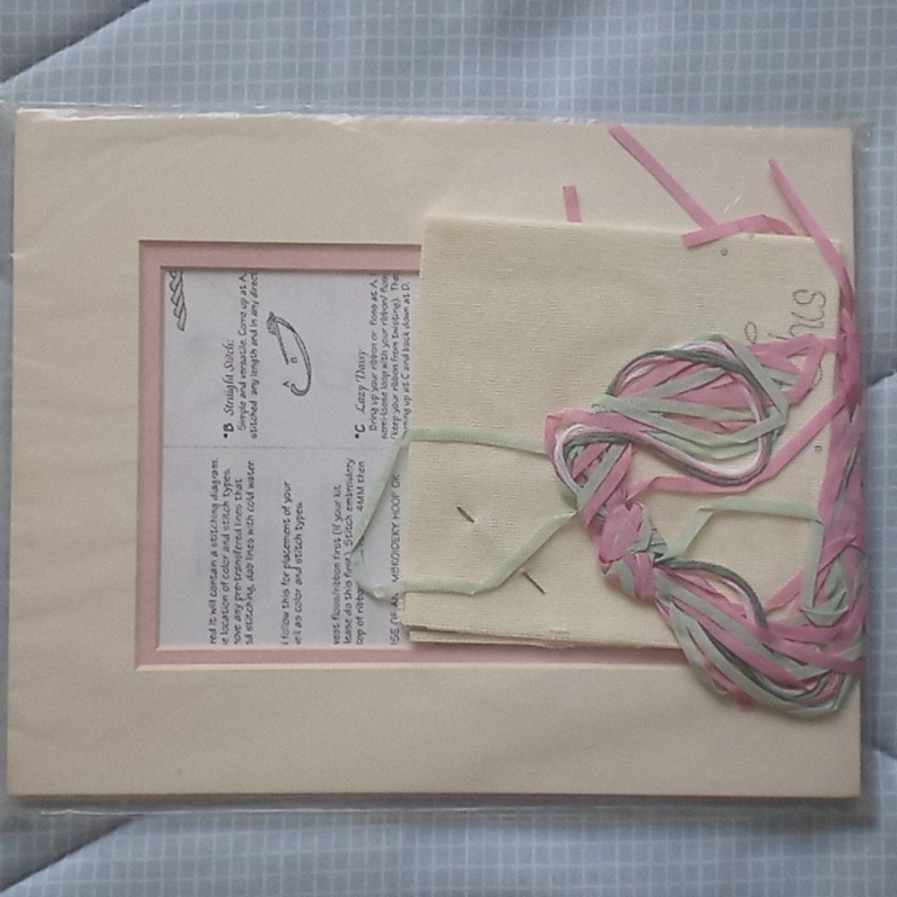 True Colors Ribbon Embroidery Kit - Picture 2 of 3